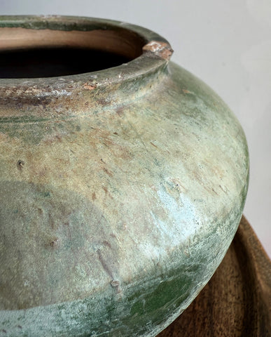 HAN CELEDON EARTHENWARE JAR