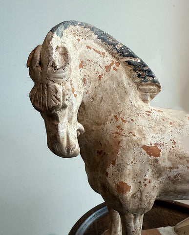 TANG EARTHENWARE PAINTED FIGURE