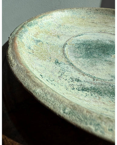 HAN EARTHENWARE  CELADON GLAZED PLATE