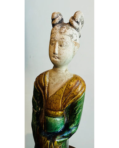TANG SANCAI GLAZED FIGURE