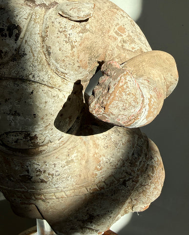 TANG EARTHENWARE PARCEL PAINTED FRAGMENT