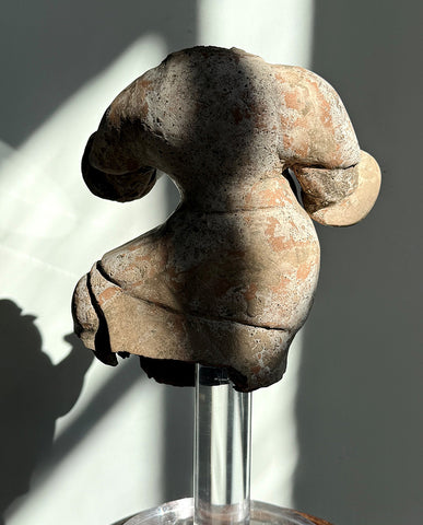 TANG EARTHENWARE PARCEL PAINTED FRAGMENT