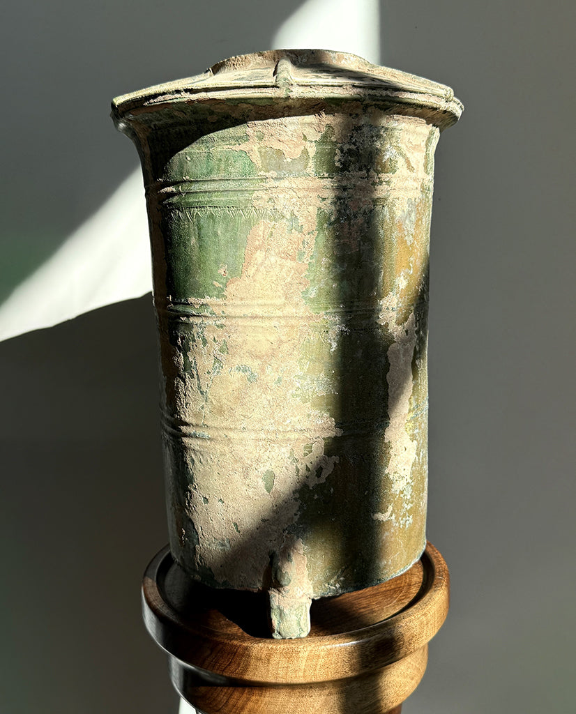 HAN GREEN GLAZED EARTHENWARE GRANARY