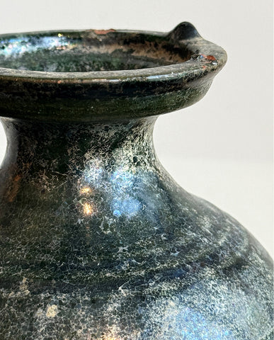 HAN EARTHENWARE GREEN GLAZED HU