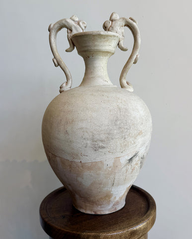 TANG EARTHENWARE STRAW GLAZED AMPHORA
