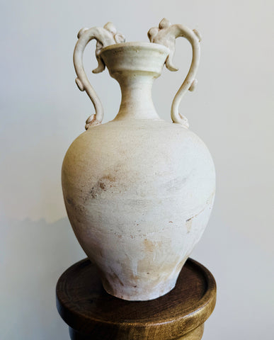 TANG EARTHENWARE STRAW GLAZED AMPHORA