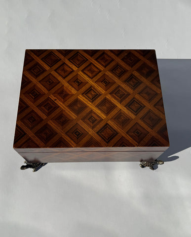 ITALIAN PARQUETRY WOOD BOX