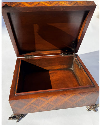 ITALIAN PARQUETRY WOOD BOX