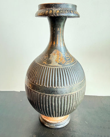 GREEK GNATHIAN STYLE  TERRA COTTA VASE