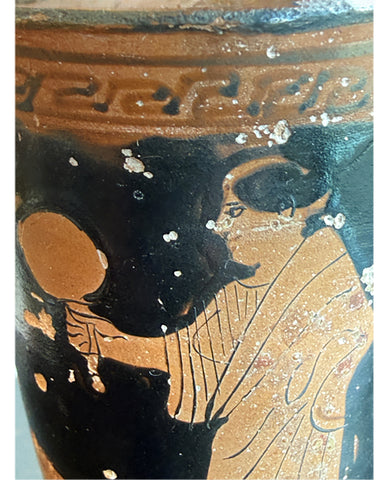 ATTIC STYLE  RED-FIGURE LEKYTHOS