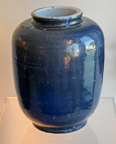 CHINESE BLUE GLAZED JAR