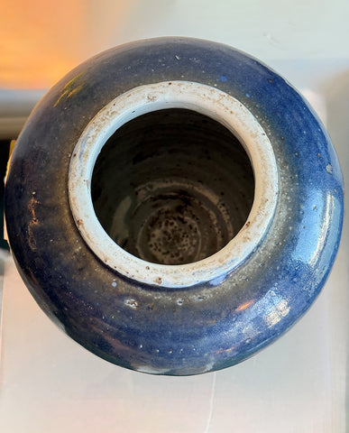 CHINESE BLUE GLAZED JAR