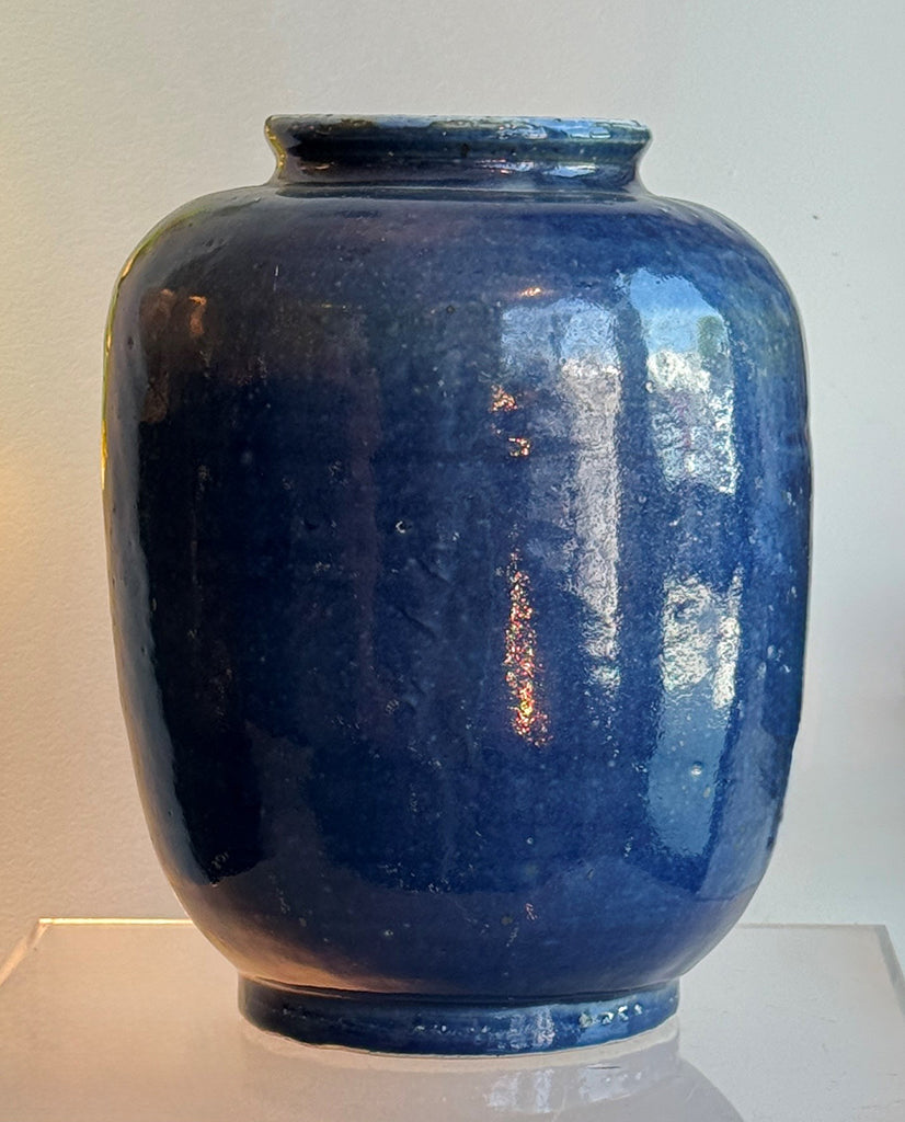 CHINESE BLUE GLAZED JAR