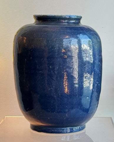 CHINESE BLUE GLAZED JAR