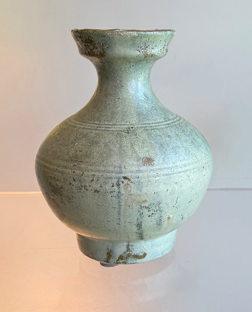 HAN CELEDON GLAZED EARTHENWARE HU