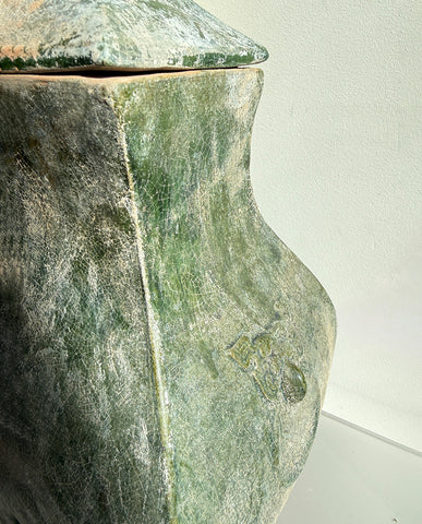 HAN EARTHENWARE CELEDON GLAZED HU