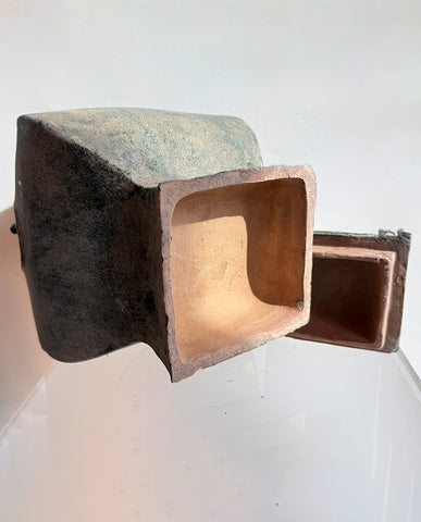 HAN EARTHENWARE CELEDON GLAZED HU