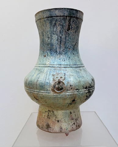 HAN CELEDON GLAZED EARTHENWARE HU