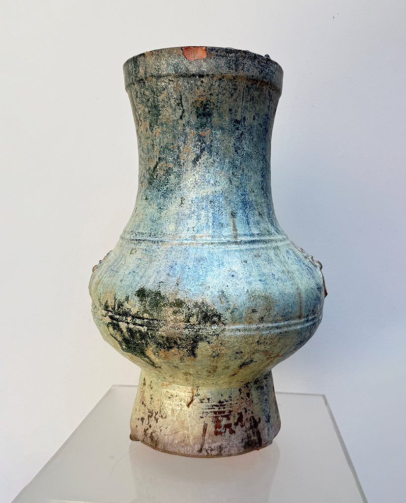 HAN CELEDON GLAZED EARTHENWARE HU