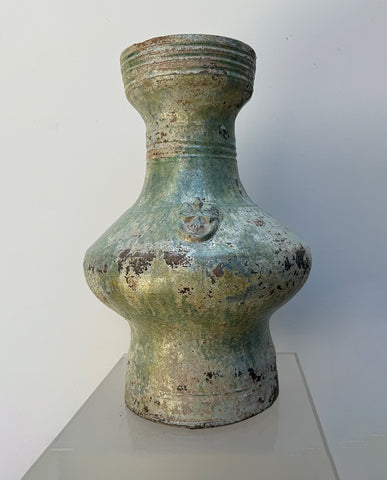 HAN CELEDON GLAZED EARTHENWARE HU