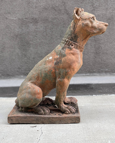 FORNACE AGRESTI TERRA COTTA DOG