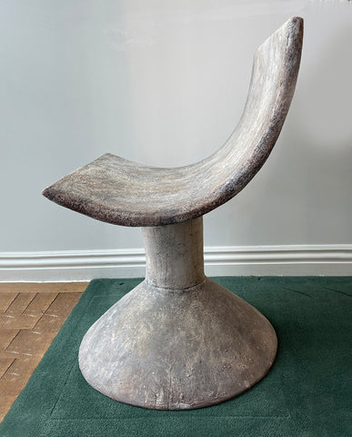 FRENCH CAST CONCRETE CHAIR
