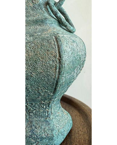 PAIR ZHOU BRONZE URNS