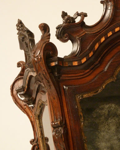 PORTUGUESE BAROQUE ROSEWOOD MAQUINETA