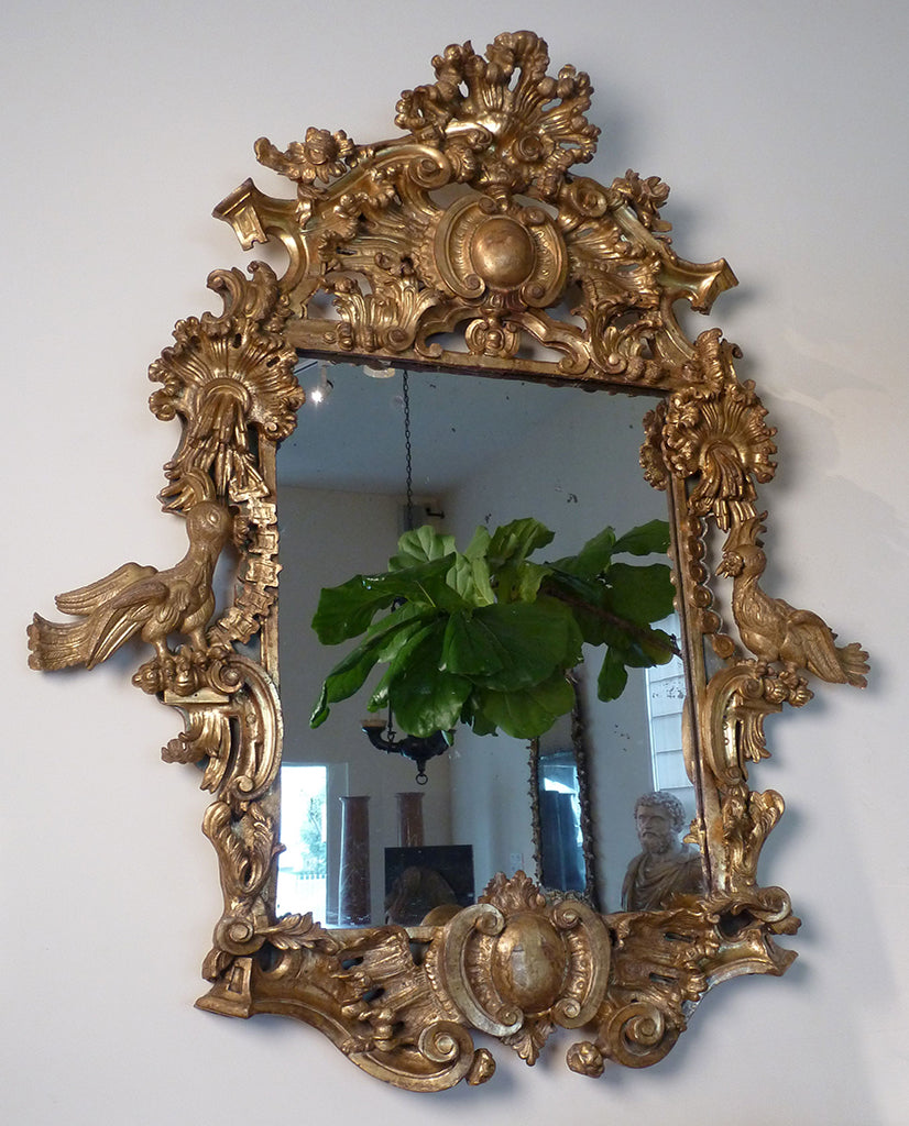 SPANISH COLONIAL GILTWOOD ‘VICEROY’ MIRROR