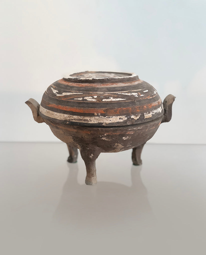 HAN EARTHENWARE PAINTED DING