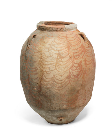 EARLY SPANISH PAINTED URN