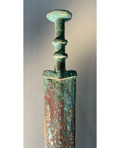CHINESE WARRING STATES CAST BRONZE SWORD