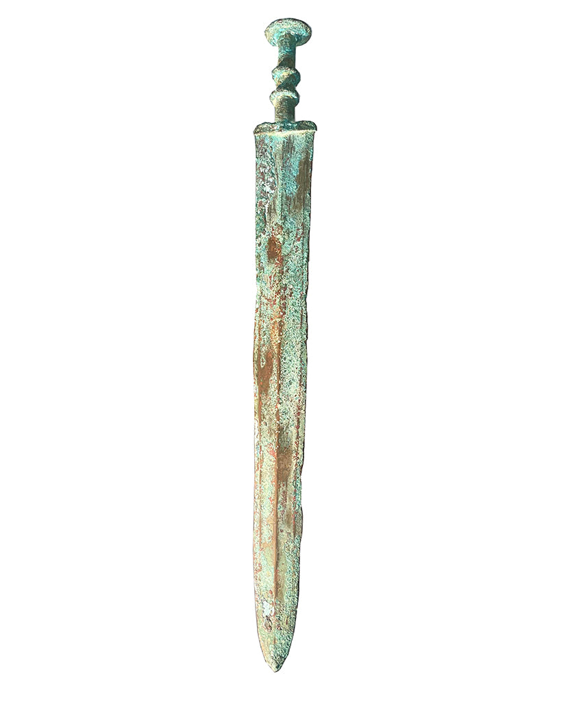 CHINESE WARRING STATES CAST BRONZE SWORD