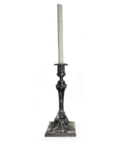 OLD SHEFFIELD  PLATE CANDLESTICK