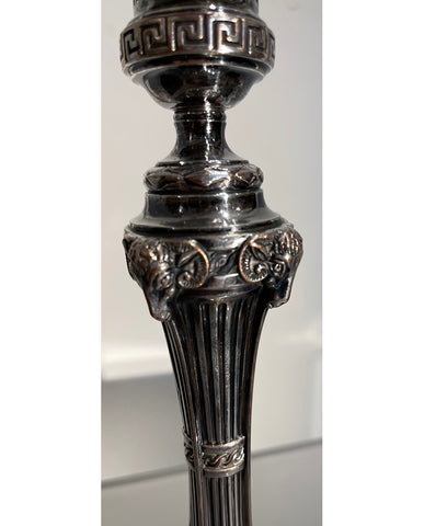 OLD SHEFFIELD  PLATE CANDLESTICK